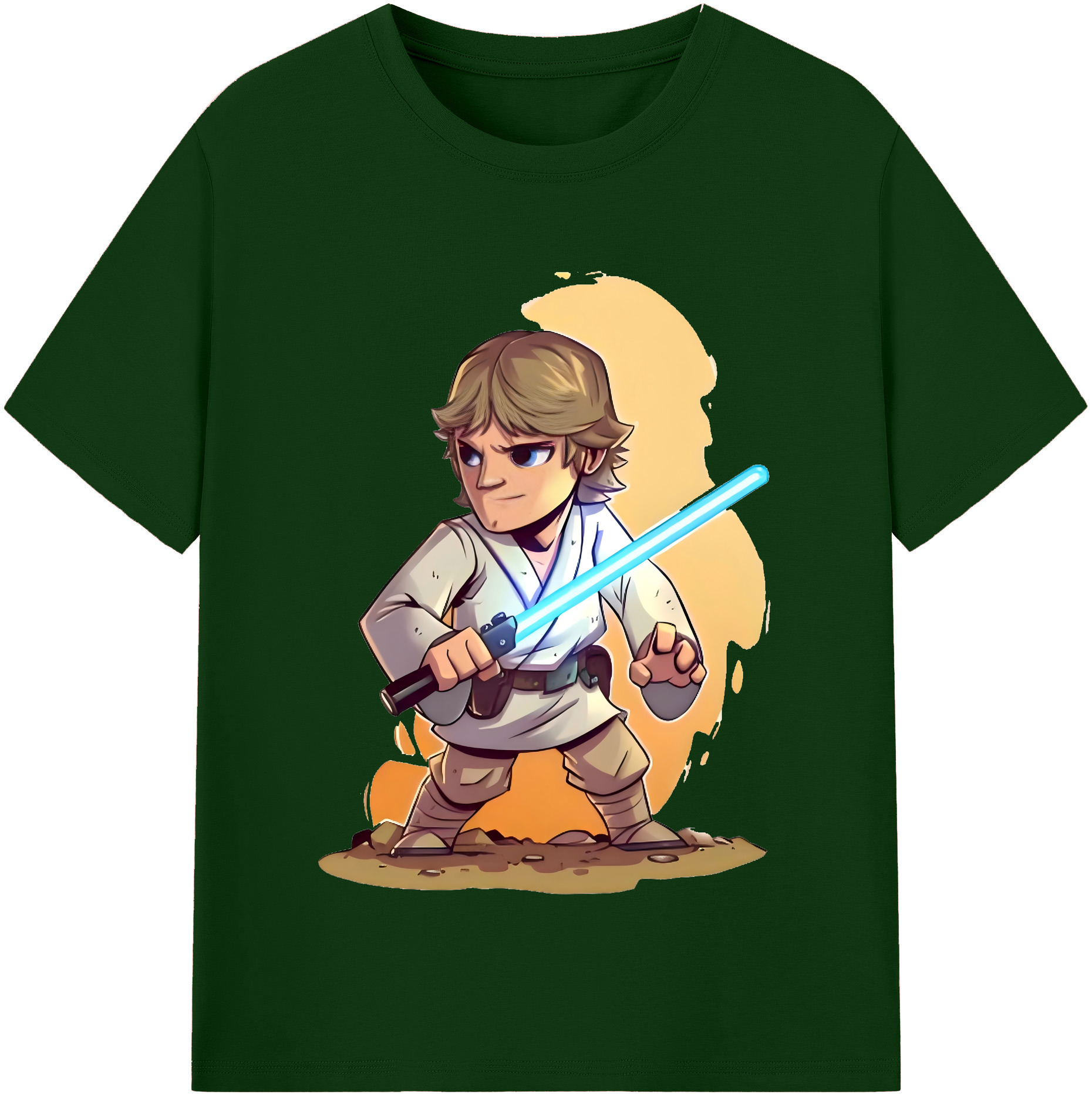 （画像用） スター・ウォーズ Star Wars 綿100％半袖Tシャツ（フロントプリント）